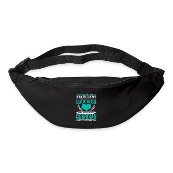 YOU ARE AN EXCELLENT EDUCATOR A RELIABLE GUARDIAN - Bum bag - black - Front