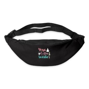 West highland terrier - Bum bag - black - Front
