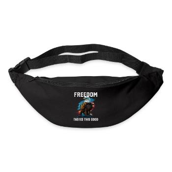 Freedom Tastes This Good Patriotic Patriotism - Bum bag - black - Front