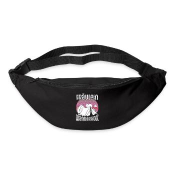 Fräulein Wandervoll - Gürteltasche - Schwarz - Vorne