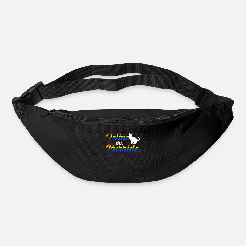 Chat LGBT - Sac banane - noir