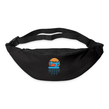 Quilting Design - Gürteltasche - Schwarz - Vorne
