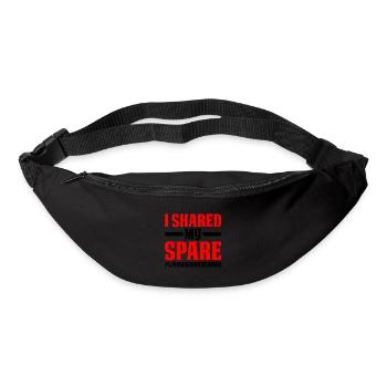 J’ai partagé mon #livingkidneydonor de rechange 9 - Sac banane - noir - Devant