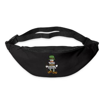 The Model Train Leprechaun St Patrick's Day - Gürteltasche - Schwarz - Vorne