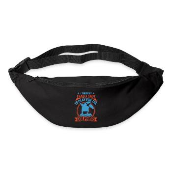I THOUGHT I HAS A SHOT TO PLAY FOR THE DOLPHINS - Bum bag - black - Front