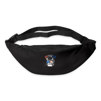 4 juillet Chemise Meowica American Flag Cat - Sac banane - noir - Devant