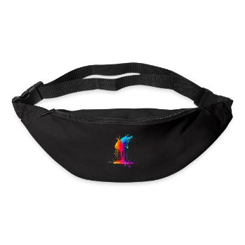 Color Splash für Männer und Frauen - Gürteltasche - Schwarz - Vorne