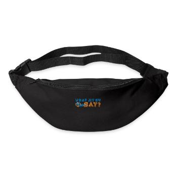 Ce que disent Jit Su | Jiu Jitsu amusant - Sac banane - noir - Devant