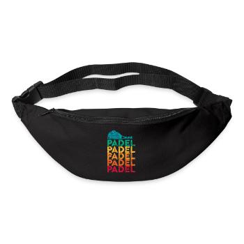 Padel Paddleball Padel Game Tennis Ball Game Retro - Bum bag - black - Front