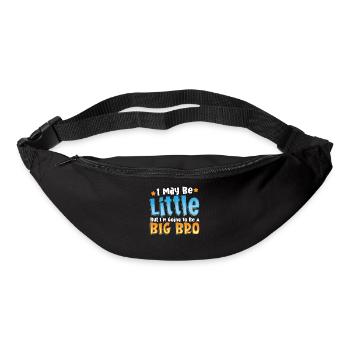 I May Be Little But I'm Going To Be A Big Bro - Bum bag - black - Front