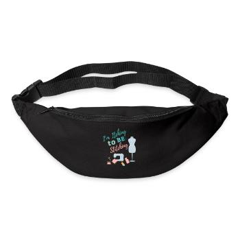 I'm itching to be stitching - Crafting Sewing - Gürteltasche - Schwarz - Vorne