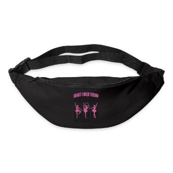 Ballet Danseuse Danse Ballerine - Sac banane - noir - Devant