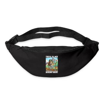 This Is My Hiking Wandern - Bum bag - black - Front