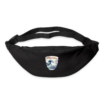 Kanagawa Tea Cup - Ein Tee, der Sie nach Japan - Gürteltasche - Schwarz - Vorne