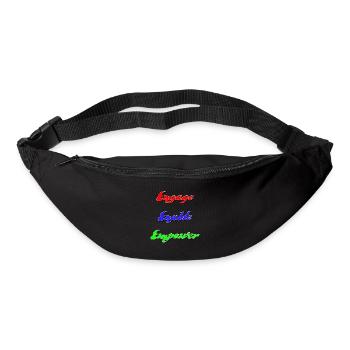 Engage, Enable, Empower - Motivational Design - Bum bag - black - Front