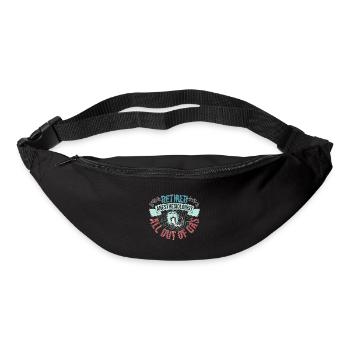 Funny Retired Anesthesiologist All Out Of Gas - Bum bag - black - Front