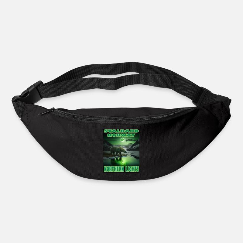 Svalbard Norway Spitsbergen Polar Polar Bear - Bum bag - black
