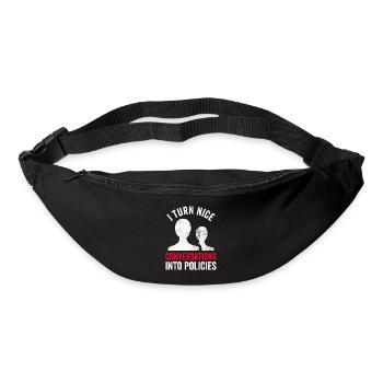 Insurance Sales Marketing Design Für - Bum bag - black - Front