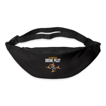 Pilote de drone personnalisé - Sac banane - noir - Devant
