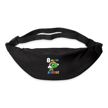 8 And Awesome Birthday Dino Boy - Bum bag - black - Front