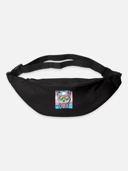 Pride LGBTQ Transgender Flag Costume Pride Month - Bum bag - black