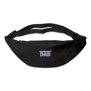 Meteorologist Papa Weather Forecast Meteorology - Bum bag - black - Front