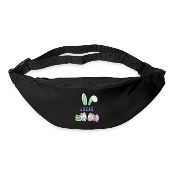 Easter Bunny, rabbit, cute - Lucas - Bum bag - black - Front