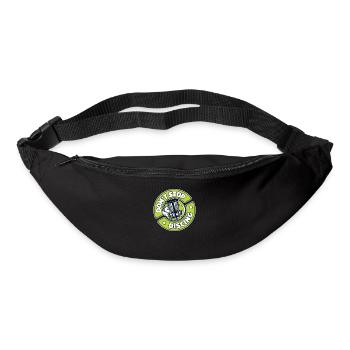 N’arrêtez pas de discing Disc Golfer Frisbee Golf - Sac banane - noir - Devant
