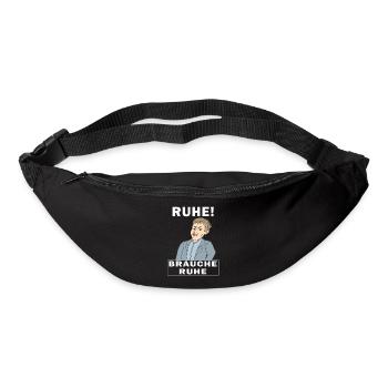 RUHE BRAUCHE RUHE - Gürteltasche - Schwarz - Vorne