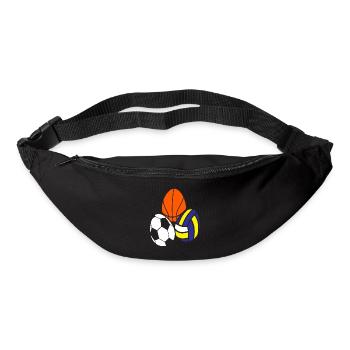 Sports Football Athletics Basketball - Bum bag - black - Front