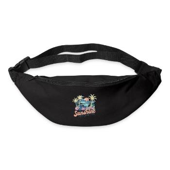 Sunshine And Great Vibes Summer - Bum bag - black - Front