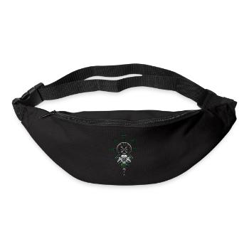 Keltischer Vikinger Vegvisir Kompass Wikinger - Gürteltasche - Schwarz - Vorne