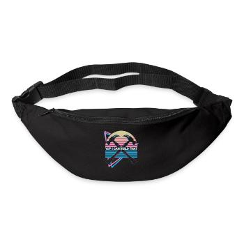 Funny Carpenter Retro Carpentry - Bum bag - black - Front