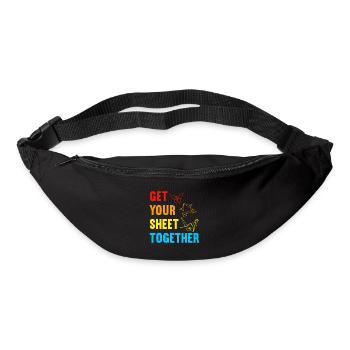 Origami - Gürteltasche - Schwarz - Vorne