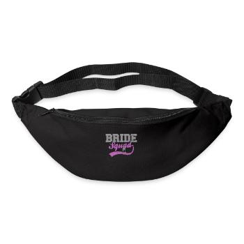 Escouade de la mariée - Sac banane - noir - Devant