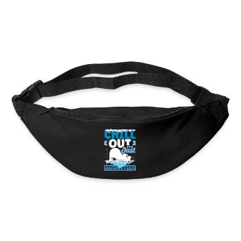 Chill out it's just Antarctica - Gürteltasche - Schwarz - Vorne