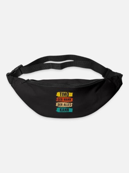Timo Der Mann Der Alles Kann Vorname Timo - Gürteltasche - Schwarz