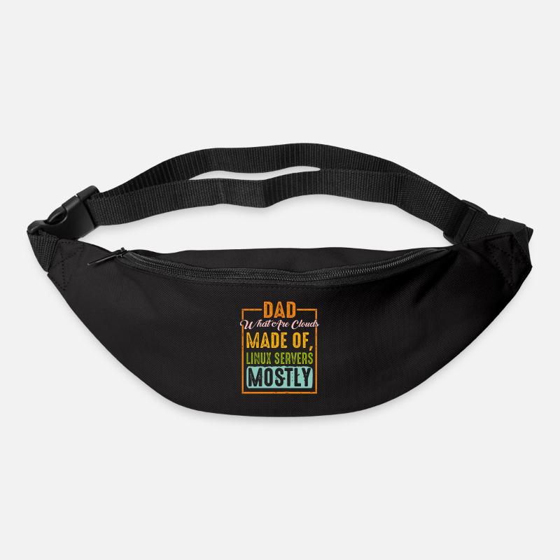 What Are Clouds Made Of, Linux Servers Mostly 9 - Gürteltasche - Schwarz