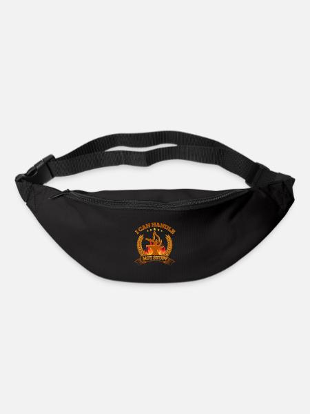 Forgeron Je peux gérer l’idée cadeau de trucs chauds - Sac banane - noir