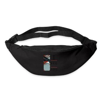 I see you mysterious cartoon eye, feminine, - Bum bag - black - Front