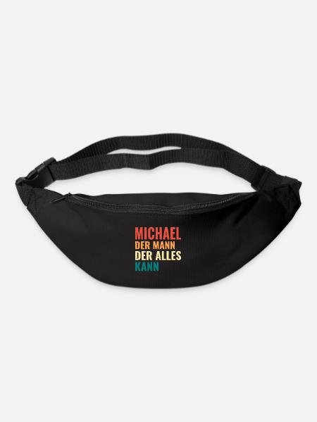 Michael Der Mann Der Alles Kann Vorname Michael - Gürteltasche - Schwarz