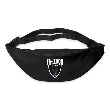 Papa Vathor Va Thor Vatertag Vatertagsgeschenk - Gürteltasche - Schwarz - Vorne