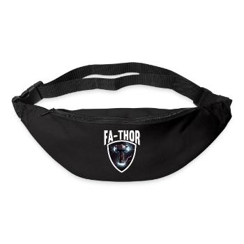 Papa Vathor Va Thor Vatertag Vatertagsgeschenk - Gürteltasche - Schwarz - Vorne