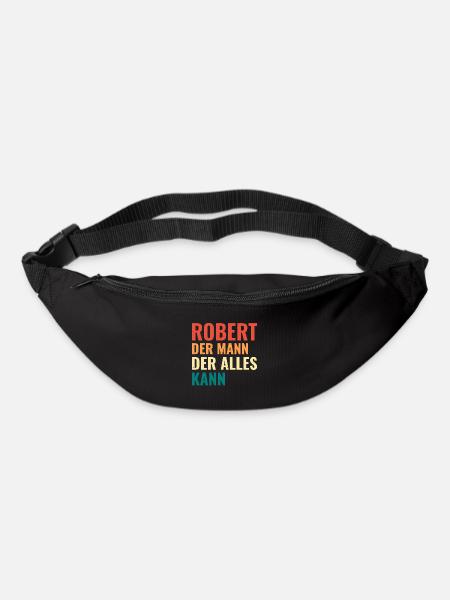 Robert Der Mann Der Alles Kann Vorname Robert - Gürteltasche - Schwarz