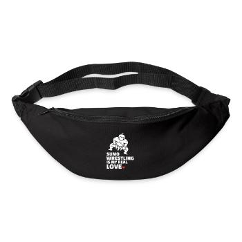 I love sumo wrestling - Bum bag - black - Front