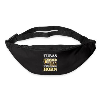 Tubas We're Twelve Times Hornier Than French Horn - Gürteltasche - Schwarz - Vorne