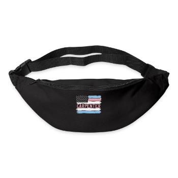 U.S. Pride Woodworker Menumaker Idée cadeau - Sac banane - noir - Devant