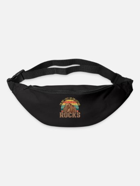 Professeur de géologie Géologue Étudiant en géologie - Sac banane - noir