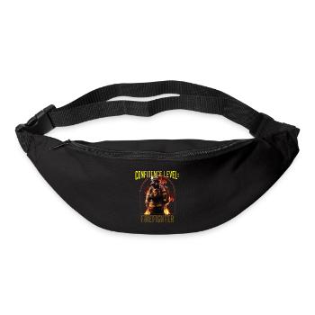 Confidence Level: Firefighter Best Fireman Ever - Bum bag - black - Front