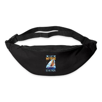 Boating Dad Boat Captain Pontoon Sailor Cruising - Bum bag - black - Front